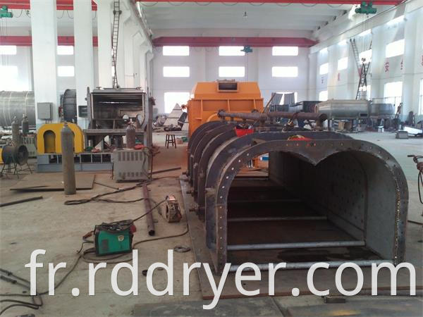 Horizontal Large Chemical Vacuum Harrow Drying Machine